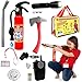 Fireman Toys Role Play Kit Great for Fireman Costume or Pretend Play Includes Fire Extinguisher Real Working Flashlight and More