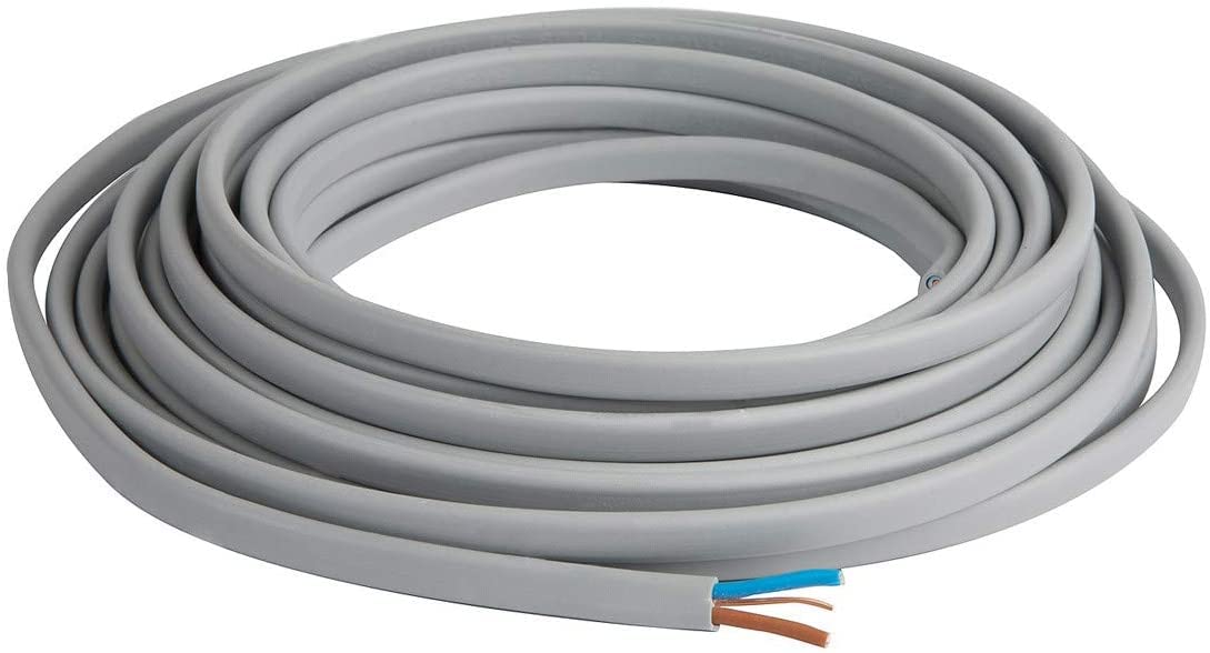 Sundeer Twin & Earth Electrical Cable 2.5mm² 3 Core Green 600V AC 5m