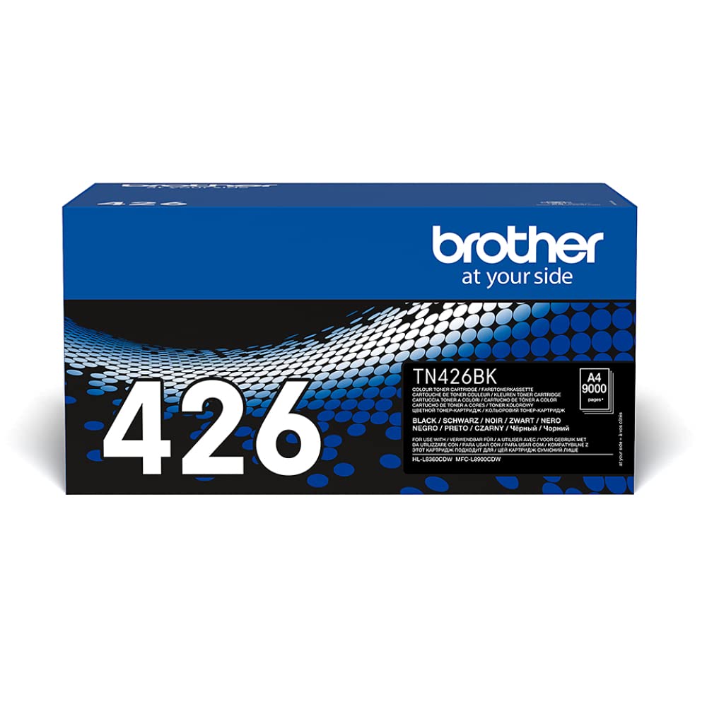 Brother TN-426BK Toner Cartridge, Black, Single Pack, Super High Yield, Includes 1 x Toner Cartridge, Brother Genuine Supplies
