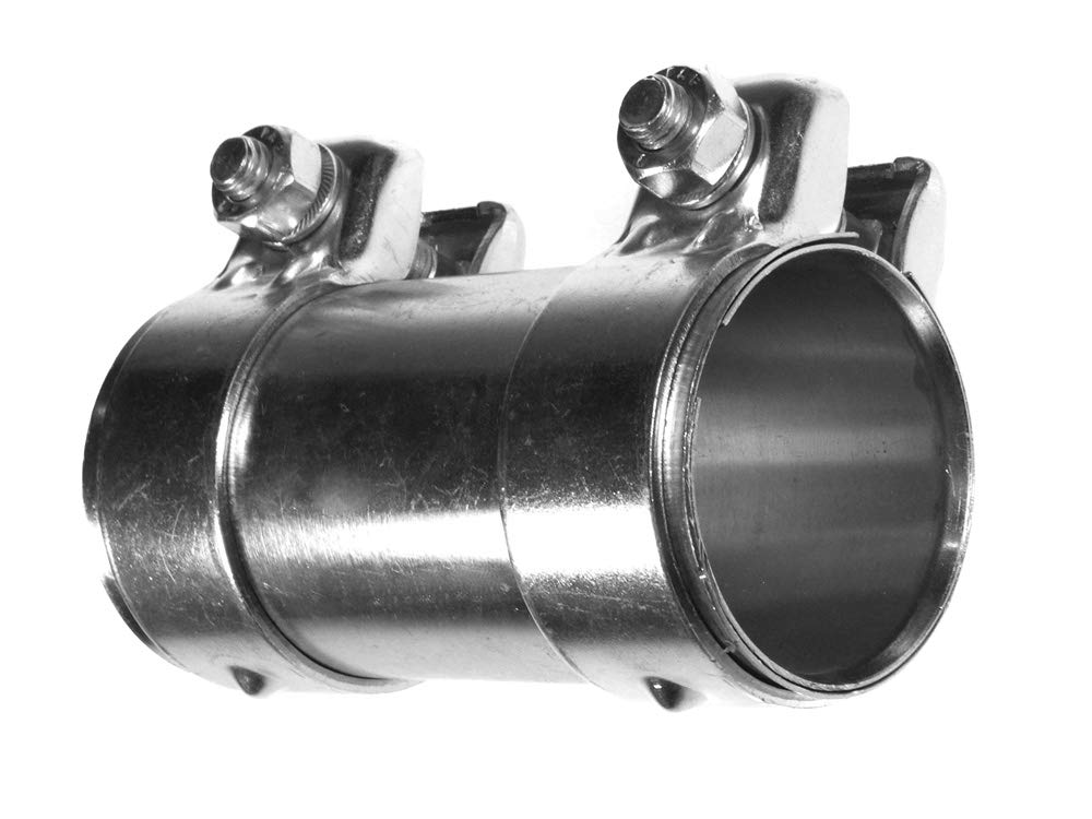 BITS4REASONS E-TECH EC010 New Model Heavy Duty Adjustable Exhaust Pipe Joiner/Connector 48MM to 50MM, 80MM Long