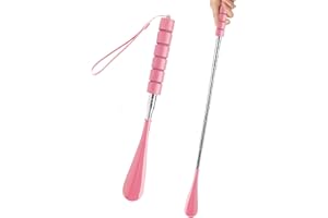 Ralleyfun Shoe Horn Long Handle Retractable Telescopic Shoehorn Foldable Shoehorn Shoe Puller Adjustable Shoe Aids