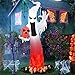 Dreamone 9 Foot Halloween Inflatables Flashing Flame Ghost for Halloween Inflatable Outdoor Decorations Yard Garden Party Decorations