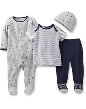 Carter's Blue First Mate 4 Piece Layette 3 Months