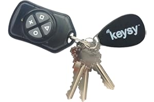 Keysy RFID Duplicator - Copy Key Fobs and Key Cards (HID Prox, AWID, Indala, Keri, ioProx, Rosslare, XceedID, Paradox, CDVI + More) Reader Writer Copier Cloner 125kHz Including (1 Key Fob)
