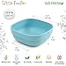 GO FRESH Bamboo Kids Bowls, Set of 4 kids bamboo dinnerware for everyday use, Eco-friendly kids bamboo bowls, BPA Free, Dishwasher safe and Stackable
