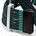 CoolForce Aluminum PC Cable Comb for 24 Pin Sleeved Motherboard PSU ATX Extensions