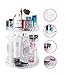 Sodynee XL Acrylic Makeup Cosmetic Organizer Storage, 360-Degree Rotating Adjustable Shelves