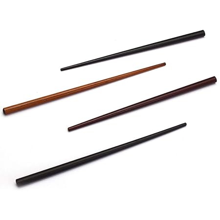 Frcolor 4 stück Holz Haarnadeln Haargabel Haar Stäbchen für Haar Frisur