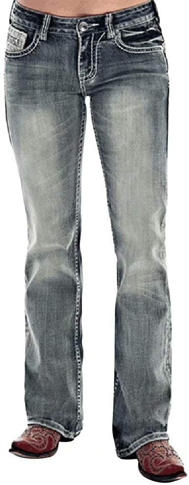 bootcut jeans grey