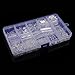 144 Pcs Ribbon Clamp 8mm 10mm 16mm 20mm 25mm 30mm 35mm and 72 Pcs Lobster clasps 12mm 230 Pcs jump rings 5mm 72pcs chain extension 100 Pcs Alloy Drop End for Jewelry findings (SILVER PLATED)