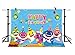 Art Studio 7x5ft Shark Family Photo Background Children Happy Birthday Party Photography Backdrops Cartoon Animals Theme Studio Props Booth Vinyl