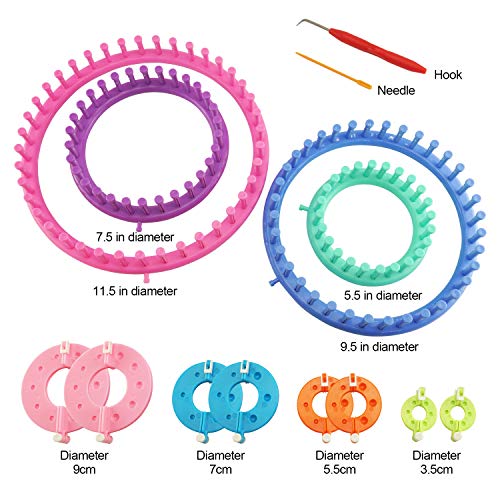 1 LAYOER+Knitting+Pompom+Needle+Circle