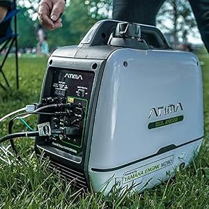 Atima Inverter Generator 2000 watts, AY2000i Powered by Yamaha Engine Super Quiet Gas RV Portable Generator