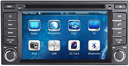 XTTEK 6.2 inch Touch Screen in Dash Car GPS Navigation System for Nissan LIVINA Frontier Versa Murano 350z Sentra NV200…