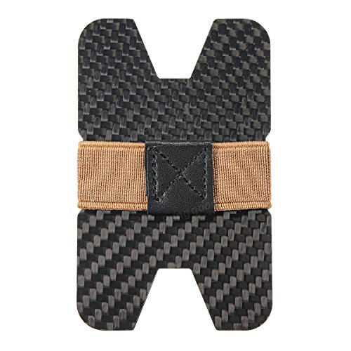 Tle - Travel Supplies - Men Slim Wallet Carbon Fiber Blocking Minimalist Credit Card Case Holder Wallet Fibre Pocketbook Holder Manpower - 1PCs