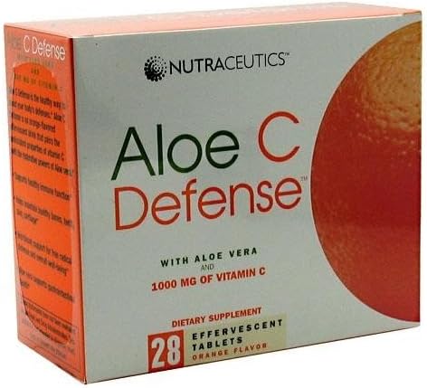 Nutraceutics - Aloe C Defense -1000mg Vit. C/Aloe effervescent - Box of 28