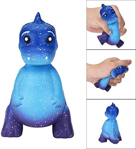 Yihaojia Squishy Toy, Galaxy Dinosaur Cute Rex Jumbo Squishy Jumbo Scented Cream Super Slow Rising Squeeze Toys (A)