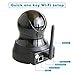 TENVIS TH661 H.264 Megapixel P2P Wireless Surveillance Smart IP Camera Network Security Camera, Baby Monitor, Night Vision, （JPT3815W-HD Plus）- Black