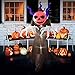Dreamone 10 Foot Halloween Inflatables Flashing Ghost Pumpkin Creeper for Halloween Indoor Outdoor Yard Garden Party Decorations