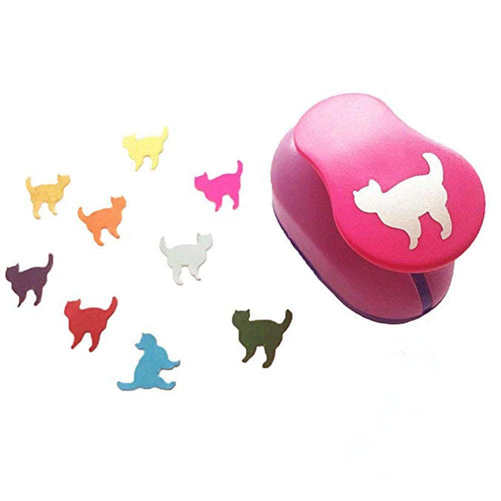 Carykon 1" Clever Lever Craft Punch - Paper Cutting Shape (Cat)