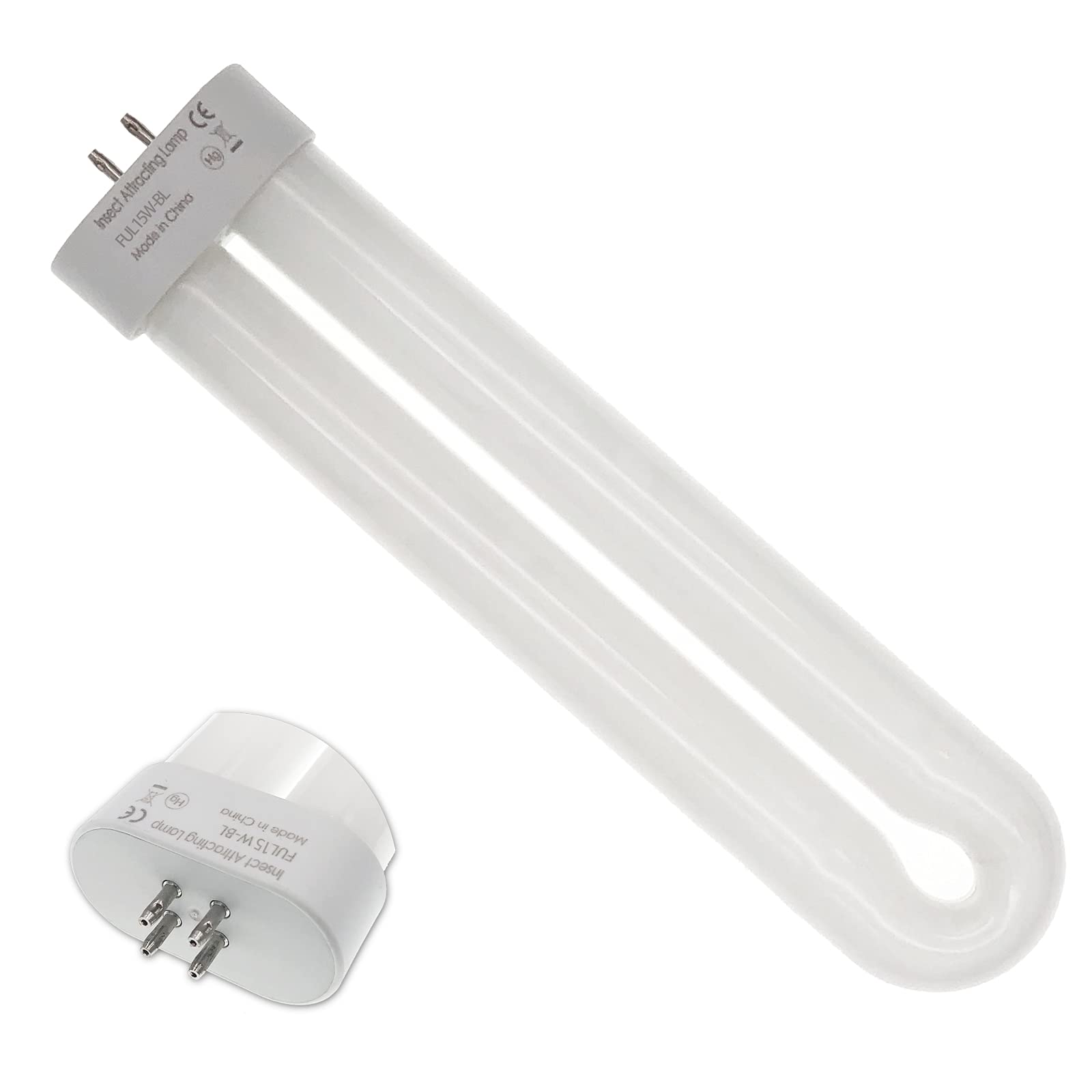 Photo 1 of Raindot Bug Zapper U Type Replacement Bulbs 15 Watt,Bug Bulb Zapper Fluorescent UV Lamp Tube - Insect Attracting Lamp FUL15W-BL
