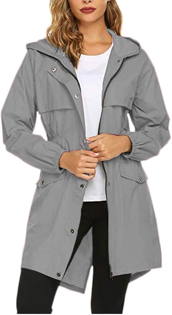 womens waterproof coats long
