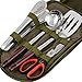 Camping Utensil Set 10pcs – Camping Cutlery Set with Water Resistant Case and Carry Handle – Portable Camping Utensil Kit for BBQ, Camping, Hiking – Camping Cutlery with Cooking and Serving Toolsthumb 1