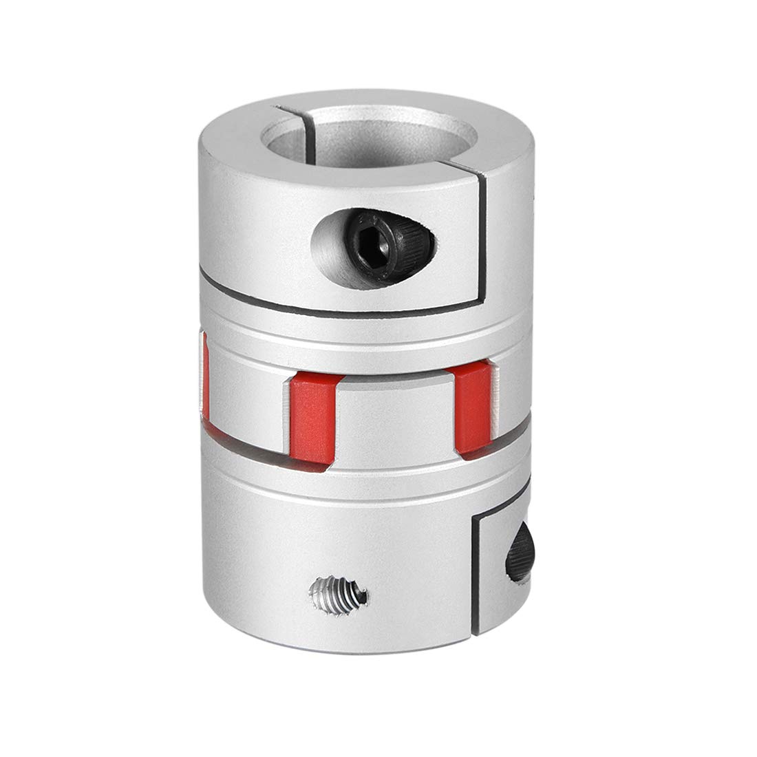 uxcell Shaft Coupling 25mm to 25mm Bore L65xD45 Flexible Coupler Joint for Servo Stepped Motor