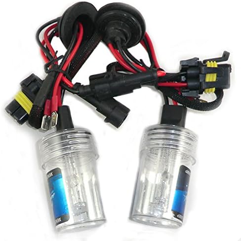 Shuanghong Car Auto HID Xenon Headlight Replacement Light Bulbs H3 8000K White-Blue (Pack of 2)