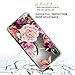 Osophter Compatible with Samsung Galaxy A10 Case, for Galaxy A10 Case FlowerFloral for Girls Women Shock-Absorption Flexible TPU Rubber Soft Silicone for Galaxy A10 (Purple Flower)