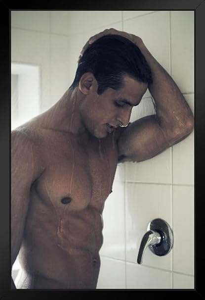 Amazon De Poster Giesserei Zeit An Hot Guy In Dusche Foto Kunstdruck Von Proframes 14x Inches