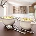Crockpot 22-ounce Double Handle Soup Bowls, Set of 4 (White)