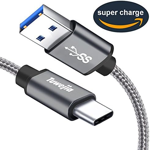USB Type C Cable,Tuwejia USB3.0 to USB C 3.3Feet Fast Charger Nylon Braided Cord for LG G5 V20,Sumsang S8,Nexus 6P 5X,MacBook 12",Google Pixel XL,Huawei P9/P10/Mate9/G9/V8,OnePlus 2,Nukia N1,etc