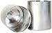 Candlewic 2Pk of 3 X 3.5 Inch Round Aluminum One Piece Candle Molds