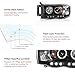 VIPMOTOZ [For 2002-2005 Compatible with Dodge RAM 1500 2500 3500] LED Halo Ring Black Projector Headlight Headlamp Assembly, Driver & Passenger Side