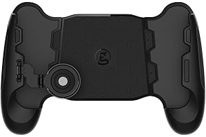 GameSir F1 Grip Game Controller Mobile Joystick Gamepad, Ergonomic Design Handle Holder Handgrip Stand for PUBG Fortnite Red 