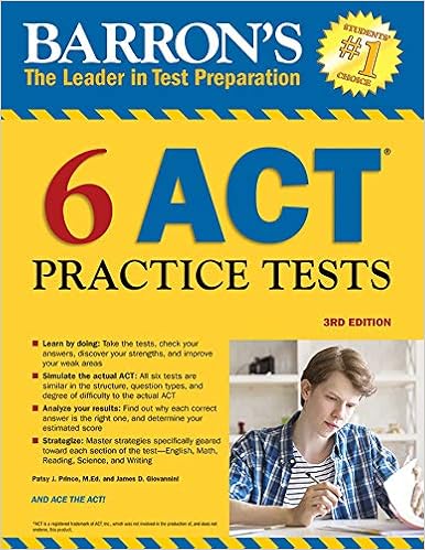 Barron's 6 ACT Practice Tests Barron's 6 ACT Practice Tests