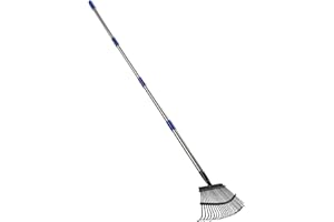 FLY HAWK rakes for lawns Heavy Duty 72 inch-Lawn Leveling rake， rake Brush for Dogs rakes for Leaves Gardening Collect Loose Debris Among Delicate Plants, Lawns and Yards, Ideal Garden Rake Tools