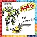 Robot STEM Toy Creative Set| 3 in 1 Transforming Action Rescue Figures Bots Construction Building Toys for Boys Ages 6-12 Years Old | Best Toy Gift Idea for Kids (Green)