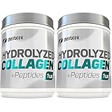 Collagen Peptides Hydrolyzed Powder 16 oz (Pack of 2) Non-GMO Grass-Fed Gluten-Free Kosher Unflavored - Easy To Mix Drink - Premium Beef Collagen Powder 1 pound each
