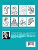 Image de Journal de coloration adulte: Peur (Illustrations mythiques, Rayures turquoise) (French Edition)