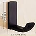 Kabter Brass Single Towel Robe Hook Hanging Clothes Hat Wall Mounted Holder Heavy Duty Hooks,Oil Rubbed Black