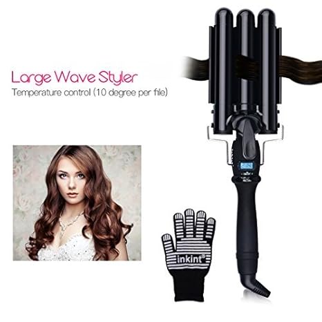 Amazon Com Inkint Hair Curling Wand Three Barrel Curling Iron