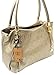 BG174; Women Butterfly Pendant 3 Pieces Gold Shoulder Handbags