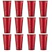 Splash 20-ounce Unbreakable Plastic Tumblers | set of 12 Red