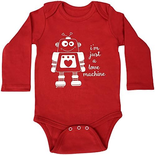 Valentines Day Bodysuit by Fayfaire Boutique | Adorable I'm Just a Love Machine NB-6M