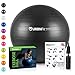 URBNFit Exercise Ball (Multiple Sizes) for Fitness, Stability, Balance & Yoga - Workout Guide & Quick Pump Included - Anti Burst Professional Quality Design