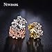 NEWBARK 10 Butterflies 18k Yellow Gold Plated Cubic Zircon Women's Rings Size 6.5