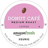 AmazonFresh Donut Cafe 80 Ct. K-Cups, Medium Roast, Keurig K-Cup Brewer Compatible