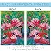 Toland Home Garden Flamingo Fancy 12.5 x 18 Inch Decorative Colorful Tropical Pink Bird Garden Flag
